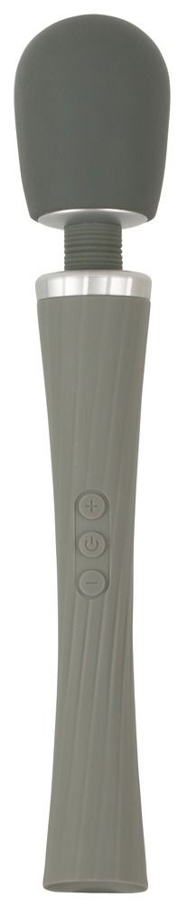 Серый жезловый вибратор Super Strong Wand Vibrator