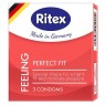 Презервативы анатомической формы с накопителем RITEX PERFECT FIT - 3 шт.