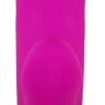 Лиловый вибратор с клиторальным отростком Super Soft Silicone Rabbit Vibrator - 20,2 см.