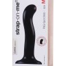 Черный стимулятор для пар P&G-Spot Dildo Size L - 19 см.