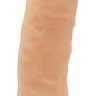 Телесный фаллоимитатор на присоске DILDO 7.5INCH - 19 см.