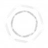 Прозрачное эрекционное кольцо-шестигранник Nust Bolts Cock Ring