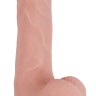 Телесный фаллоимитатор Bottomless Pleasure - 20 см.