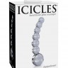 Прозрачный стеклянный стимулятор Icicles №66 - 12 см.