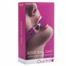 Кляп-шар на розовых ремешках Solid Ball Gag