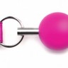 Кляп-шар на розовых ремешках Solid Ball Gag