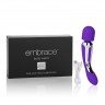 Фиолетовый вибромассажер Body Wand Massager - 22,25 см.
