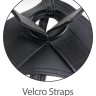 Кофейный страпон Strap-on Harness Cock - 15,2 см.