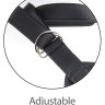 Кофейный страпон Strap-on Harness Cock - 15,2 см.