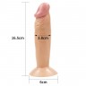 Телесный фаллоимитатор-реалистик 6" Enduro Blaster Realistic Dong - 16,5 см.