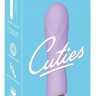 Сиреневый рельефный мини-вибратор Cuties 2.0 - 12,5 см.
