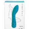 Бирюзовый перезаряжаемый вибратор Whaley - 16,8 см.