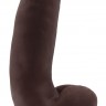 Коричневый фаллоимитатор Pruriency Lord - 17,5 см.