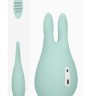 Зеленый клиторальный стимулятор Sugar Bunny - 9,5 см.