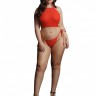 Роскошный комплект Festive Rhinestone Top and Thong со стразами