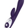 Фиолетовый вибратор Nalone Rhythm X2 с клиторальным стимулятором - 21,6 см.