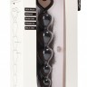 Черная анальная елочка Silicone Anal Beads - 17,5 см.