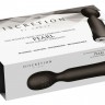 Черный универсальный массажер Wand Pearl - 20 см.