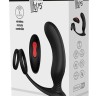 Черный массажер простаты REMOTE P-PLEASER