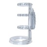 Прозрачная насадка-клетка с вибрацией Vibrating Cock Cage - 7,6 см.