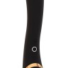 Черный вибратор Cleo - 27 см.