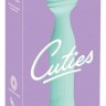 Зеленый мини-вибратор Cuties 2.0 - 17,2 см.