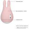 Розовый клиторальный стимулятор Sugar Bunny - 9,5 см.