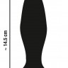 Фиолетовая анальная вибропробка RC Butt Plug - 14,5 см.