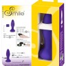 Фиолетовая анальная вибропробка RC Butt Plug - 14,5 см.