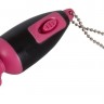 Мини-вибратор Key Ring Vibe в виде брелка - 6,5 см.