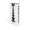 Черная анальная виброелочка TOWER - 20,7 см.