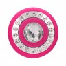 Розовый универсальный массажер Wand Pearl - 20 см.