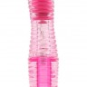 Розовый вибратор с рёбрышками Lines Exciter - 16,2 см.