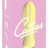 Желтый мини-вибратор Cuties 2.0 - 12,6 см.