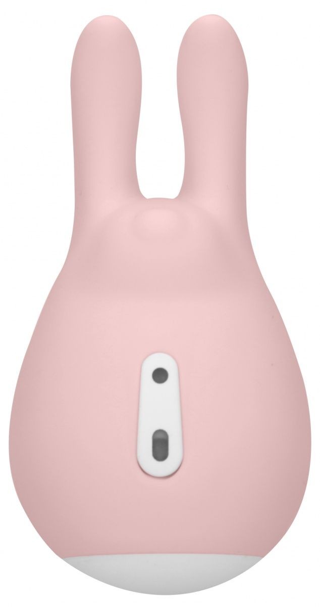 Розовый клиторальный стимулятор Love Bunny - 9,4 см.
