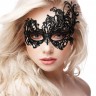 Черная кружевная маска ручной работы Royal Black Lace Mask