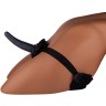 Страпон с 2 насадками и вибрацией UniStrap - 19 и 12 см.