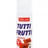 Гель-смазка Tutti-frutti со вкусом тирамису - 30 гр.