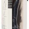 Черный вибромассажер Multispeed G-Spot Vibrator - 19 см.