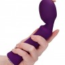 Фиолетовый универсальный массажер Wand Pearl - 20 см.