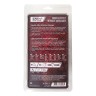 Черно-красный двусторонний вибромассажер Black&Red - 21 см.