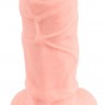 Реалистичный фаллоимитатор из силикона Medical Silicone Dildo - 18 см.