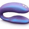 Фиолетовый вибратор для пар We-Vibe Sync Cosmic