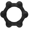 Черное утяжеленное эрекционное кольцо N 83 Weighted Cock Ring