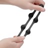 Черное утяжеленное эрекционное кольцо N 83 Weighted Cock Ring