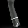 Черный G-вибростимулятор Bdesired Deluxe Curve - 15,2 см.