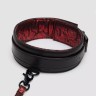 Стильный ошейник с поводком Reversible Faux Leather Collar and Lead