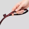 Стильный ошейник с поводком Reversible Faux Leather Collar and Lead