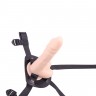 Телесный страпон 8.5" JAMES DEEN Strap-On - 15 см.