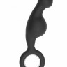 Анальный стимулятор No.62 Dildo With Metal Ring - 18 см.
